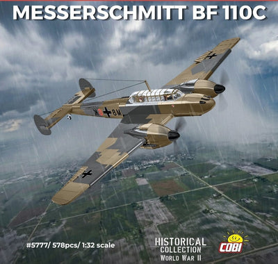 Messerschmitt BF 110 C brick plane model - COBI 5777 - 573 bricks Planes Cobi 