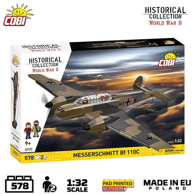 Messerschmitt BF 110 C brick plane model - COBI 5777 - 573 bricks Planes Cobi 