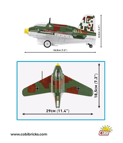 Messerschmitt Me 163B Komet brick plane model - COBI 5766 - 543 bricks Planes Cobi 