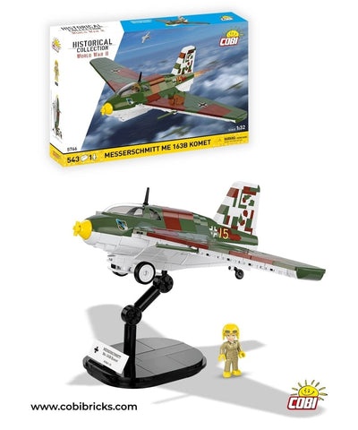 Messerschmitt Me 163B Komet brick plane model - COBI 5766 - 543 bricks Planes Cobi 