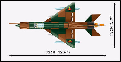 MIG-21 brick plane model - COBI 5919 - 396 bricks Planes Cobi 
