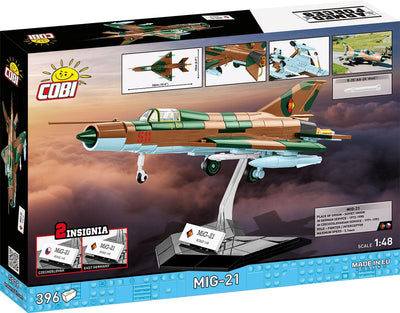 MIG-21 brick plane model - COBI 5919 - 396 bricks Planes Cobi 