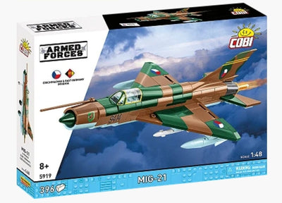 MIG-21 brick plane model - COBI 5919 - 396 bricks Planes Cobi 