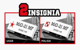 MIG-21 MF brick plane model - COBI 5918 - 381 bricks Planes Cobi 