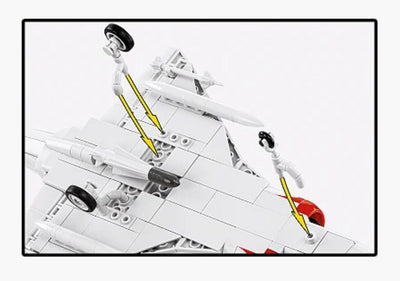 Mirage IIIC brick plane model - COBI 5930 - 375 bricks Planes Cobi 