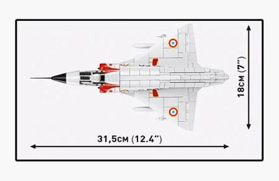 Mirage IIIC brick plane model - COBI 5930 - 375 bricks Planes Cobi 