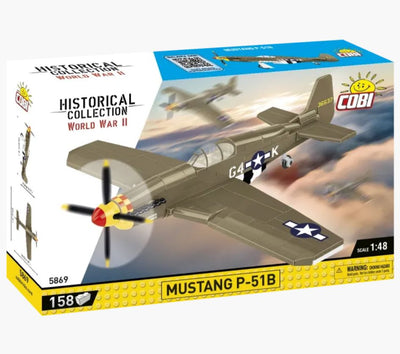 Mustang P-51B 158 KL brick plane model - COBI 5869 - 155 bricks Planes Cobi 