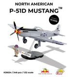 Mustang P-51D Flying Bulls brick plane model - COBI-26633 - 348 bricks Planes Cobi 