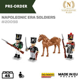 Napoleonic era soldier figures - COBI 20098 - 3 figures + horse Other Military Cobi 