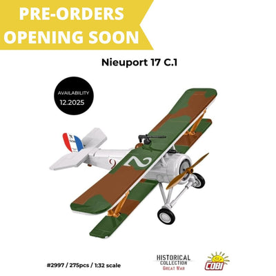 Neuport 17 C. brick plane model - COBI 2997 - 275 bricks Planes Cobi 