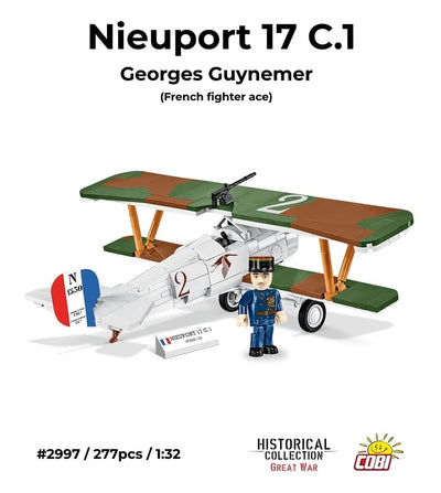 Neuport 17 C. brick plane model - COBI 2997 - 277 bricks Planes Cobi 