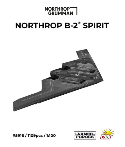 Northrop B-2 Spirit aircraft brick model - COBI 5916 - 1109 bricks Planes Cobi 