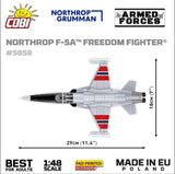 Northrop F-5E Freedom Fighter brick plane model - COBI 5858 - 335 bricks Planes Cobi 