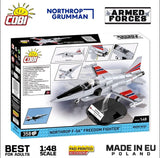 Northrop F-5E Freedom Fighter brick plane model - COBI 5858 - 335 bricks Planes Cobi 