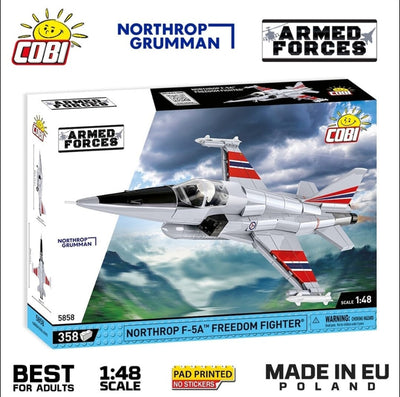 Northrop F-5E Freedom Fighter brick plane model - COBI 5858 - 335 bricks Planes Cobi 