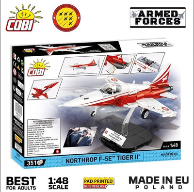 Northrop F-5E Tiger II brick plane model - COBI 5857 - 320 bricks Planes Cobi 
