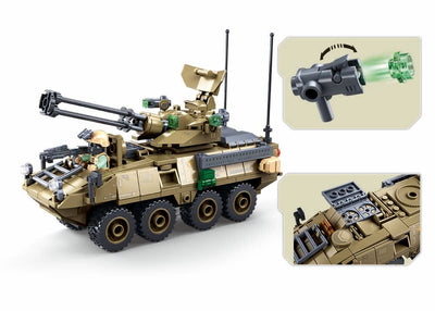 OEF Stryker ADS brick model - Sluban M38-B1258 - 320 bricks Other Military SLUBAN 
