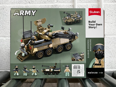 OEF Stryker ADS brick model - Sluban M38-B1258 - 320 bricks Other Military SLUBAN 