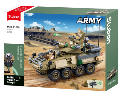 OEF Stryker ADS brick model - Sluban M38-B1258 - 320 bricks Other Military SLUBAN 