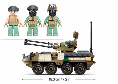 OEF Stryker ADS brick model - Sluban M38-B1258 - 320 bricks Other Military SLUBAN 