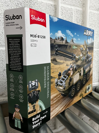 OEF Stryker ADS brick model - Sluban M38-B1258 - 320 bricks Other Military SLUBAN 