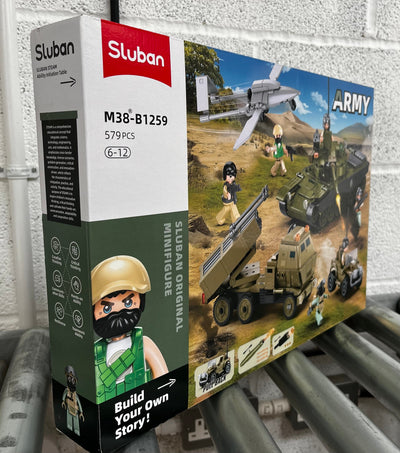 Operation Hunt and Eliminate brick model - Sluban M38-B1259 - 579 bricks Tank SLUBAN 