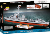 ORP Blyskawica destroyer brick model - COBI 4865 - 664 bricks Ship Cobi 