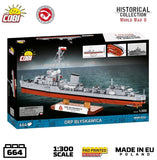 ORP Blyskawica destroyer brick model - COBI 4865 - 664 bricks Ship Cobi 