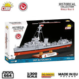 ORP Blyskawica destroyer brick model - COBI 4865 - 664 bricks Ship Cobi 