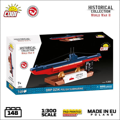 ORP Dzik submarine brick model - COBI 4864 - 141 bricks Ship COBI 