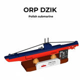 ORP Dzik submarine brick model - COBI 4864 - 141 bricks Ship COBI 
