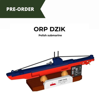 ORP Dzik submarine brick model - COBI 4864 - 141 bricks Ship COBI 