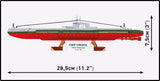 ORP Orzeł submarine brick model - COBI 4855 - 185 bricks Ship COBI 