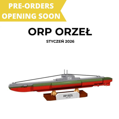 ORP Orzeł submarine brick model - COBI 4855 - 190 bricks Ship COBI 