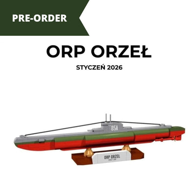 ORP Orzeł submarine brick model - COBI 4855 - 190 bricks Ship COBI 