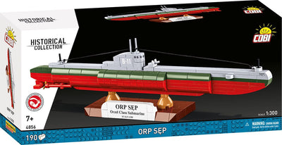 ORP Sep submarine brick model - COBI 4856 - 185 bricks Ship COBI 
