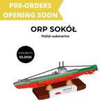 ORP Sokoł submarine brick model - COBI 4863 - 137 bricks Ship COBI 