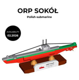 ORP Sokoł submarine brick model - COBI 4863 - 137 bricks Ship COBI 