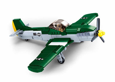 P-51D Fighter brick model plane - Sluban M38-B0857 - 323 bricks Planes SLUBAN 