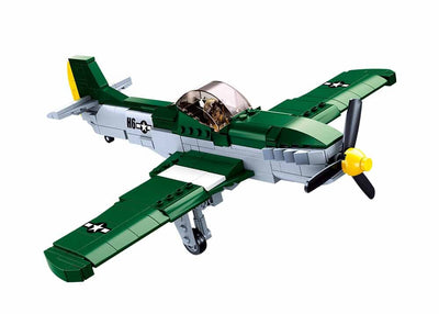 P-51D Fighter brick model plane - Sluban M38-B0857 - 323 bricks Planes SLUBAN 