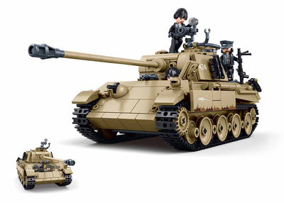 Panther G brick tank model - Sluban M38-B1535 - 873 bricks Tank SLUBAN 