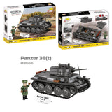 Panzer 38(t) Ausf. E brick model - COBI 2666 - 705 bricks Tank Cobi 