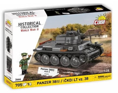 Panzer 38(t) Ausf. E brick model - COBI 2667 - 687 bricks Tank Cobi 