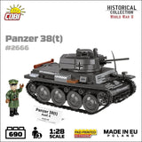 Panzer 38(t) Ausf. E brick model - COBI 2667 - 687 bricks Tank Cobi 