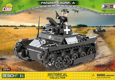 Panzer I Ausf. A brick tank model - COBI 2534 - 330 bricks Tank Cobi 