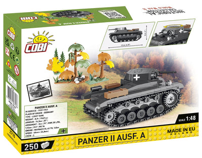 Panzer II AUSF.A brick tank model - COBI 2718 - 250 bricks Tank Cobi 