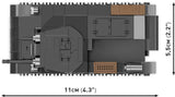 Panzer II AUSF.A brick tank model - COBI 2718 - 250 bricks Tank Cobi 