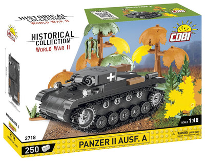 Panzer II AUSF.A brick tank model - COBI 2718 - 250 bricks Tank Cobi 