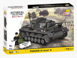 Panzer III Ausf. H brick tank model - COBI 2672 - 958 bricks Tank Cobi 