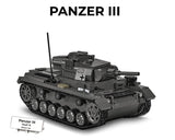 Panzer III Ausf. H brick tank model - COBI 2672 - 958 bricks Tank Cobi 
